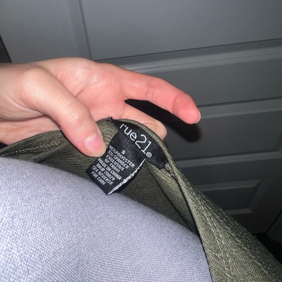 Army green bodycon dress - Picture 3 of 4